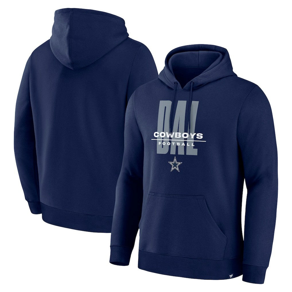 Dallas Cowboys Right Tackle Legacy Pullover Hoodie - Navy - Navy Hoodies