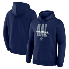 Dallas Cowboys Right Tackle Legacy Pullover Hoodie - Navy - Navy Hoodies