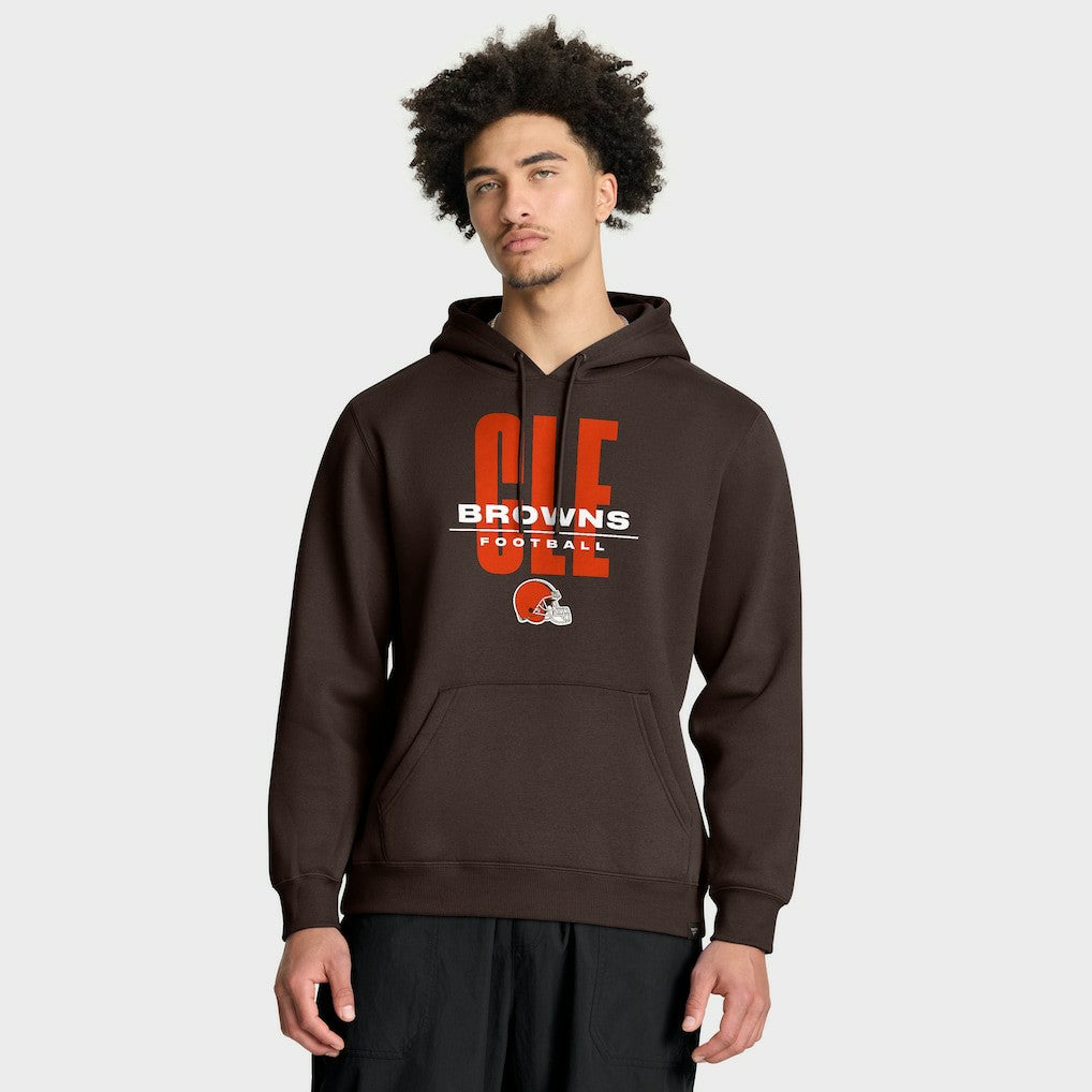 Cleveland Browns Right Tackle Legacy Pullover Hoodie - Brown - Brown Hoodies