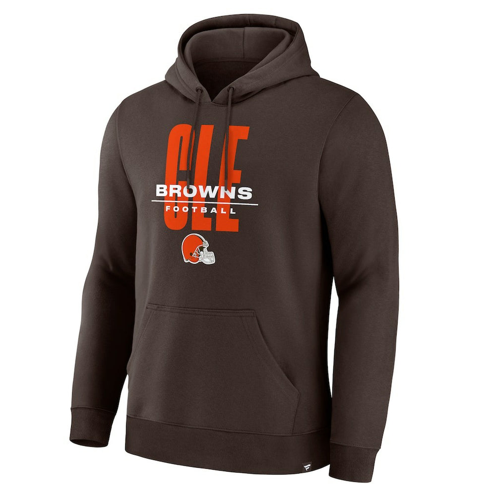 Cleveland Browns Right Tackle Legacy Pullover Hoodie - Brown - Brown Hoodies