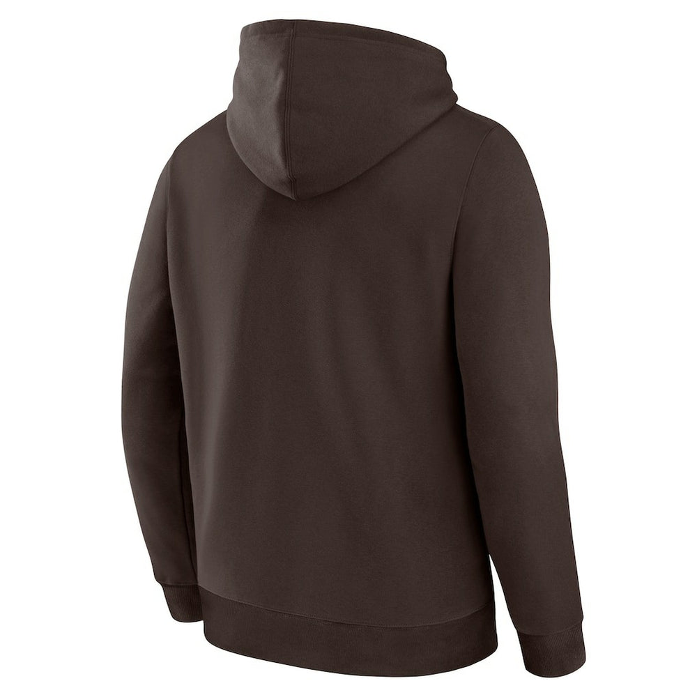 Cleveland Browns Right Tackle Legacy Pullover Hoodie - Brown - Brown Hoodies