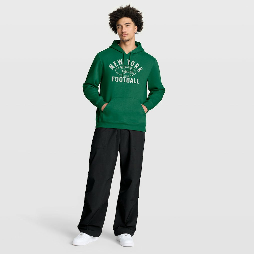 New York Jets Fumblerooski Legacy Pullover Hoodie - Kelly Green Hoodies