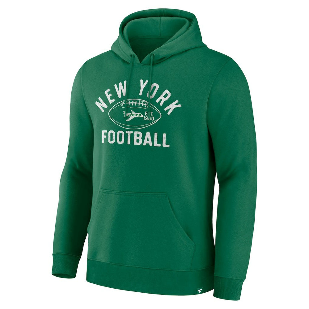 New York Jets Fumblerooski Legacy Pullover Hoodie - Kelly Green Hoodies