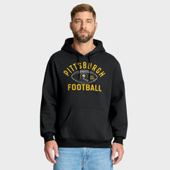 Pittsburgh Steelers Fumblerooski Legacy Pullover Hoodie - Black Hoodies
