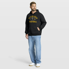 Pittsburgh Steelers Fumblerooski Legacy Pullover Hoodie - Black Hoodies