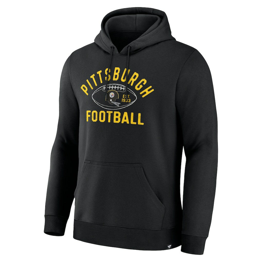 Pittsburgh Steelers Fumblerooski Legacy Pullover Hoodie - Black Hoodies