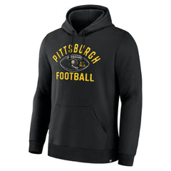 Pittsburgh Steelers Fumblerooski Legacy Pullover Hoodie - Black Hoodies