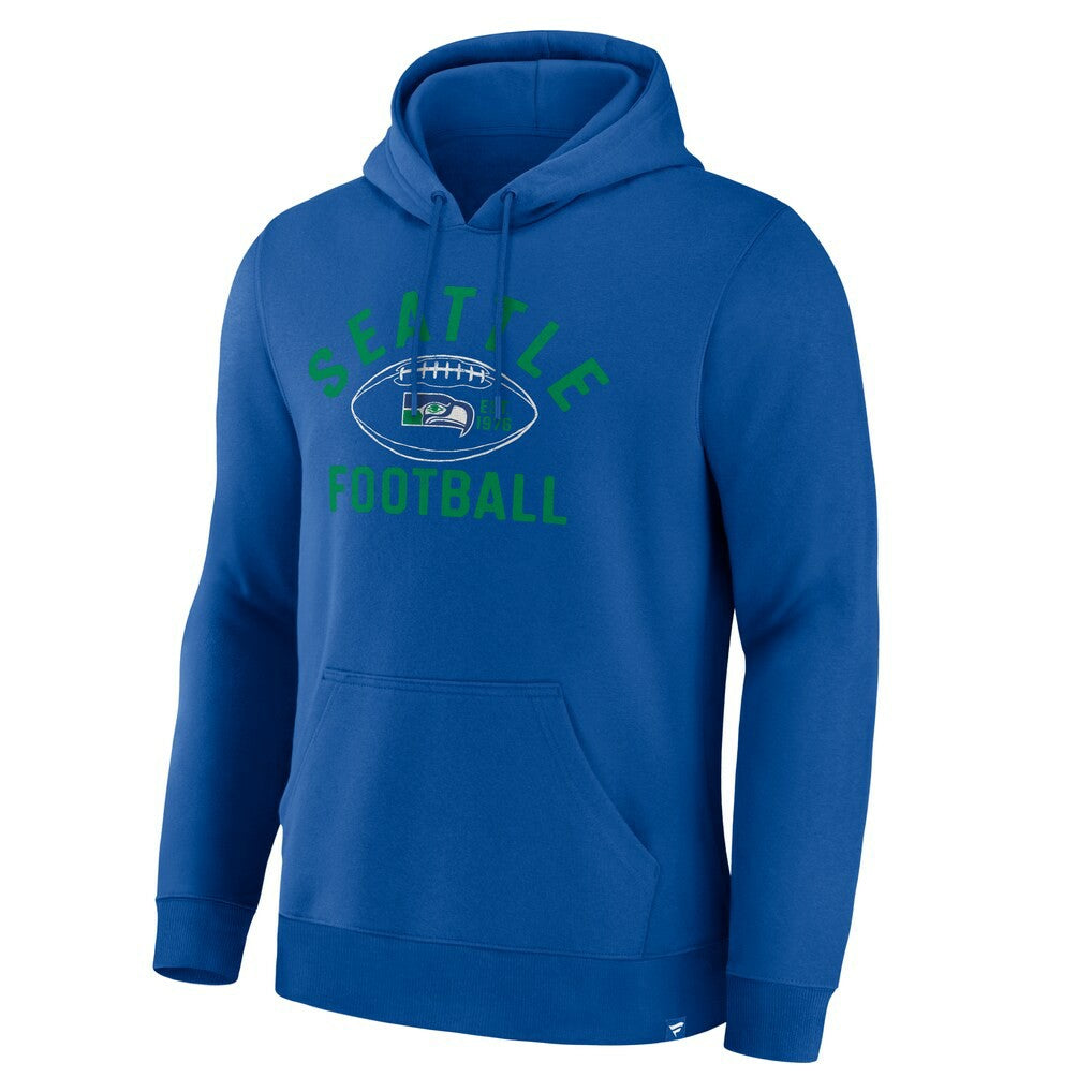 Seattle Seahawks Fumblerooski Legacy Pullover Hoodie - Royal Hoodies