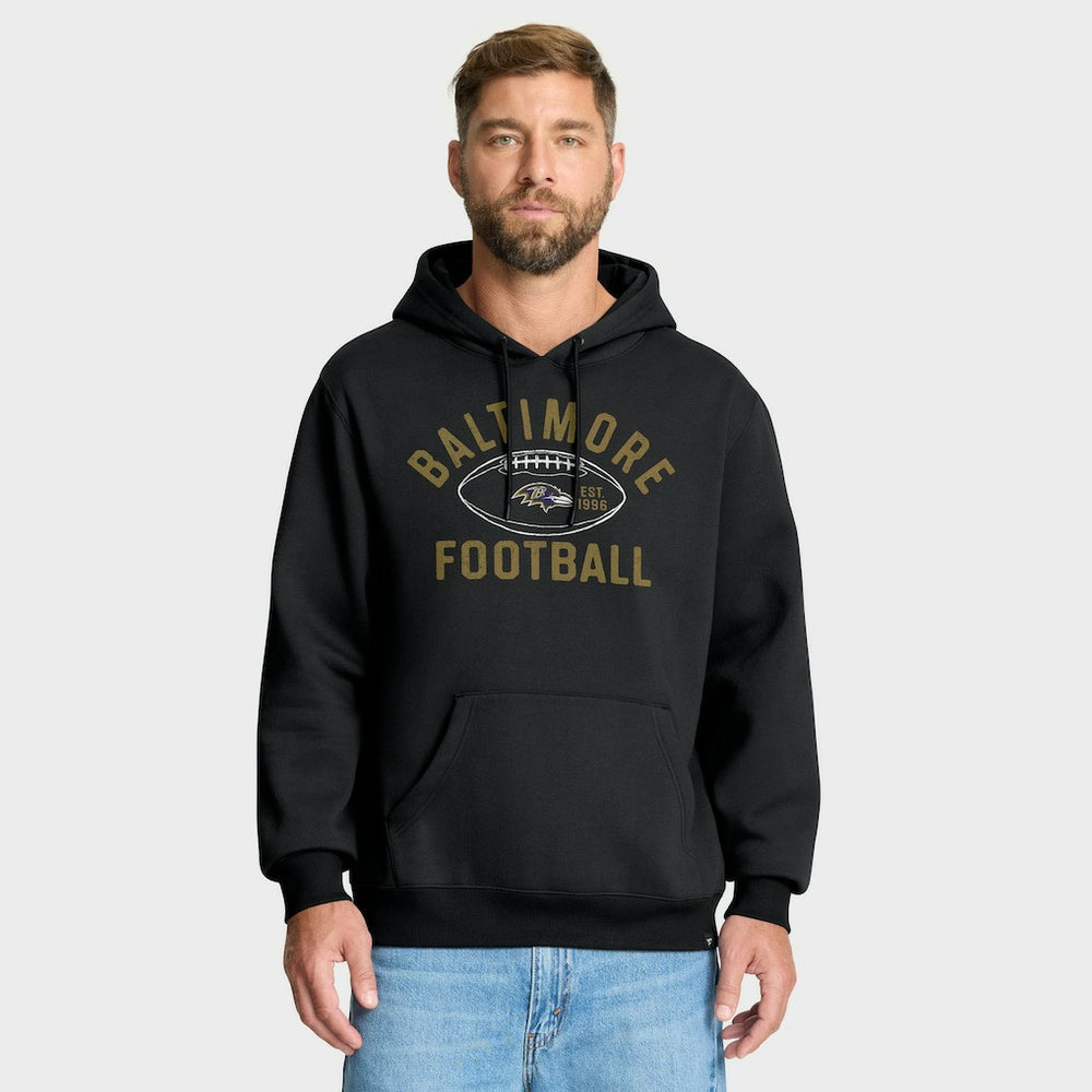 Baltimore Ravens Fumblerooski Legacy Pullover Hoodie - Black Hoodies