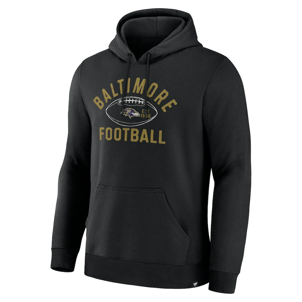 Baltimore Ravens Fumblerooski Legacy Pullover Hoodie - Black Hoodies