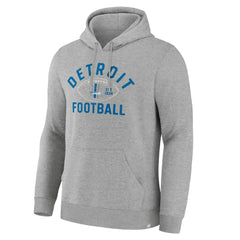 Detroit Lions Fumblerooski Legacy Pullover Hoodie - Heather Gray Hoodies