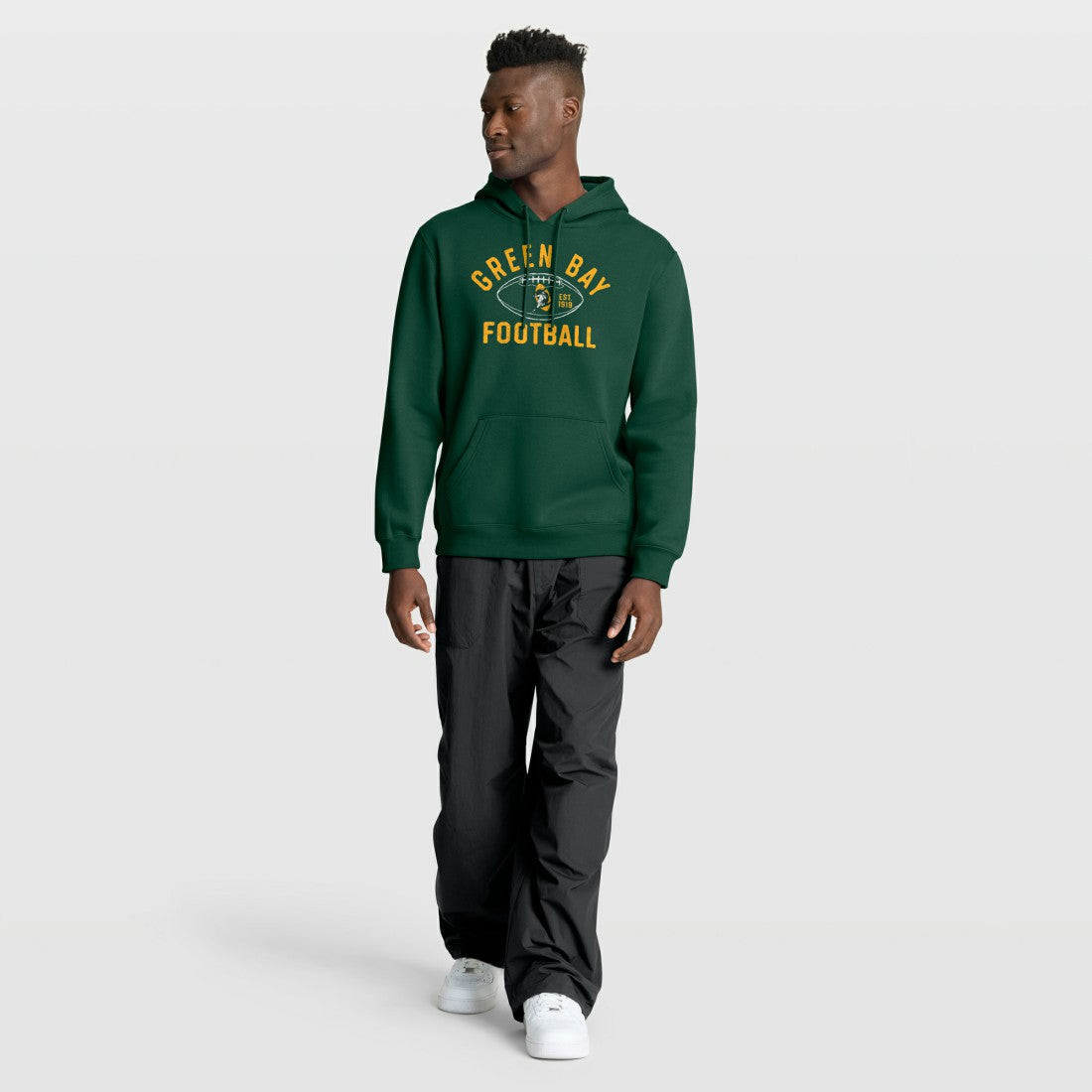 Green Bay Packers Fumblerooski Legacy Pullover Hoodie - Green Hoodies