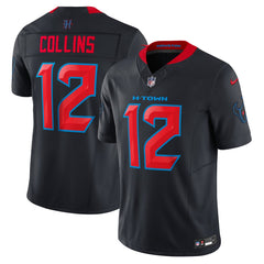 Nico Collins Houston Texans Alternate 2 Vapor F.U.S.E. Limited Jersey - Navy Jerseys