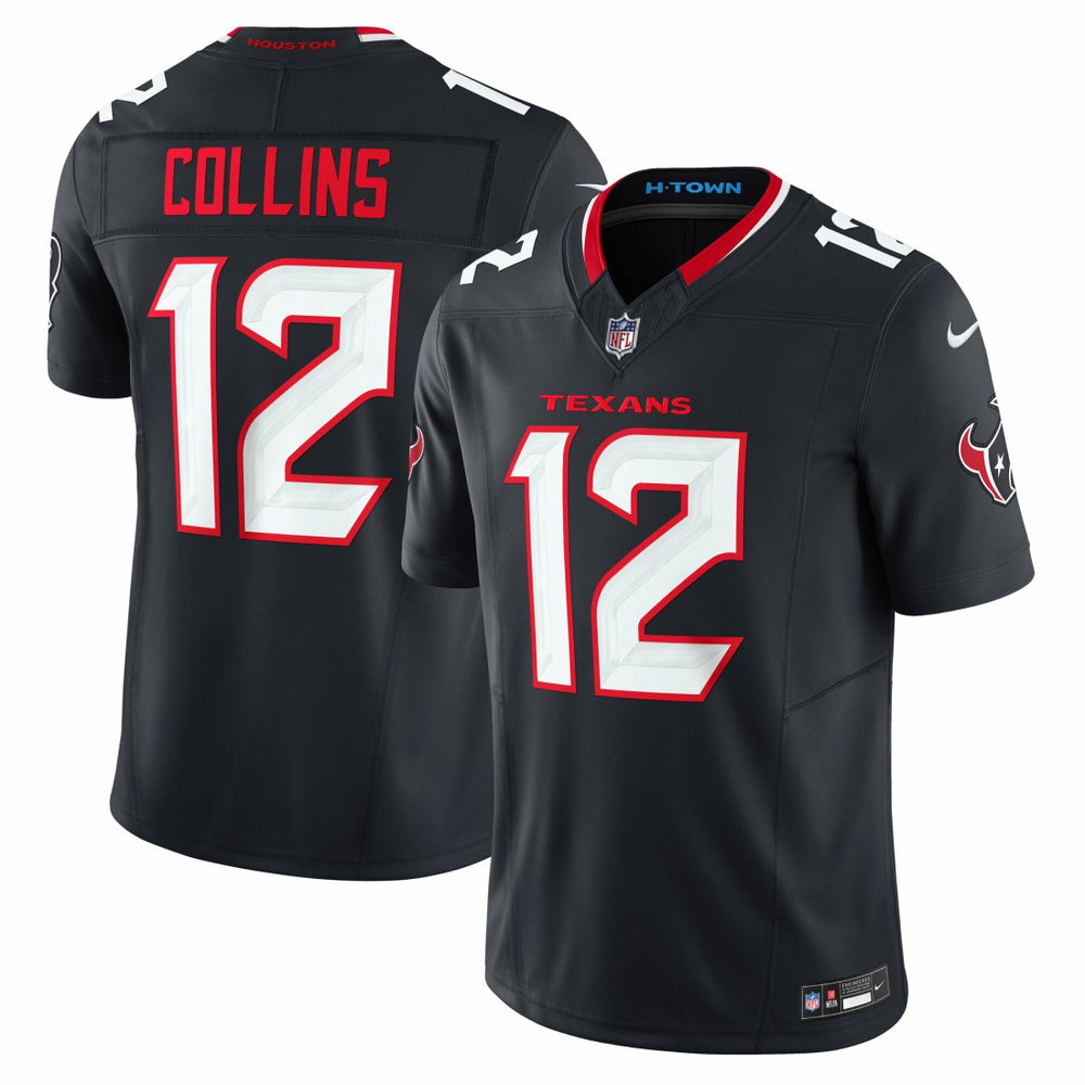 Nico Collins Houston Texans Team Vapor F.U.S.E. Limited Jersey - Navy Jerseys