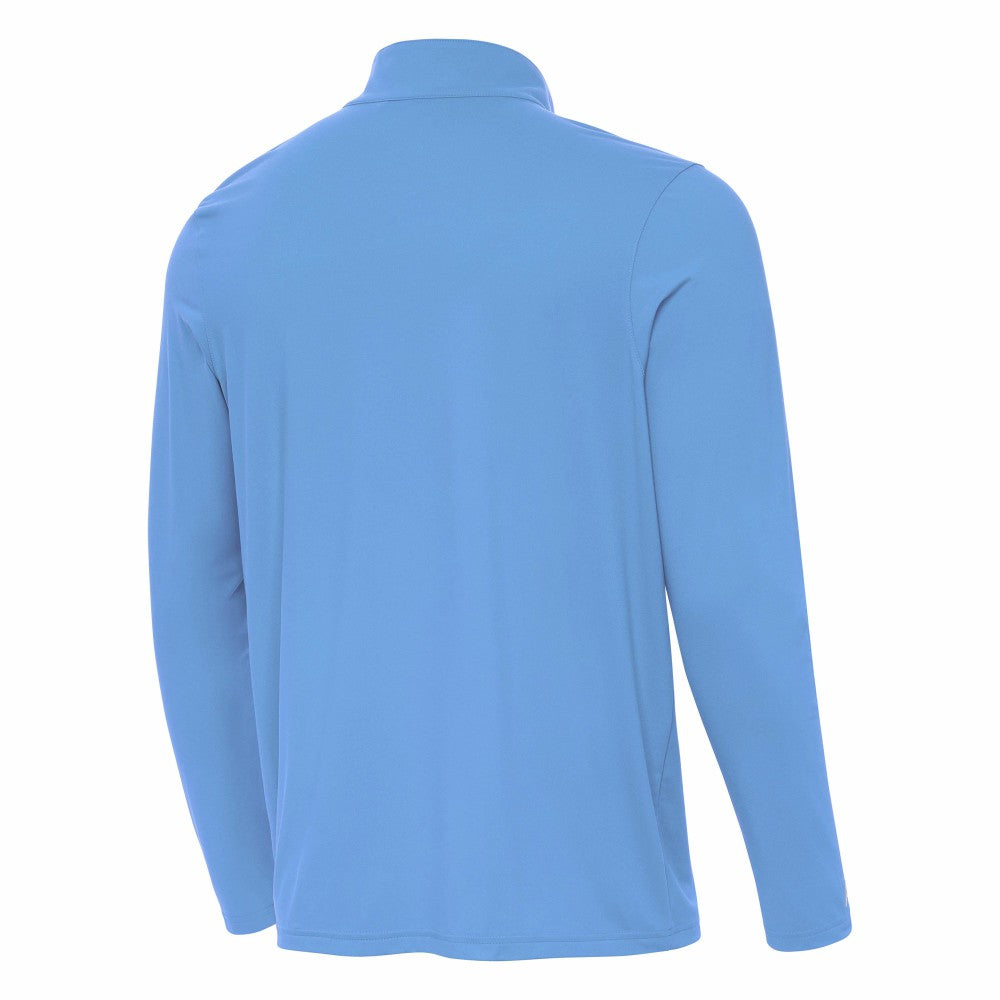 Miami Marlins Antigua Intent Quarter-Zip Top - Powder Blue Tops