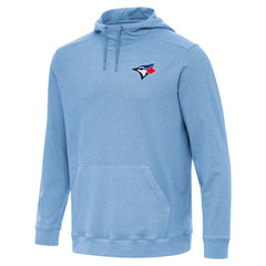 Toronto Blue Jays Antigua Cloud Pullover Hoodie - Heather Powder Blue Hoodies