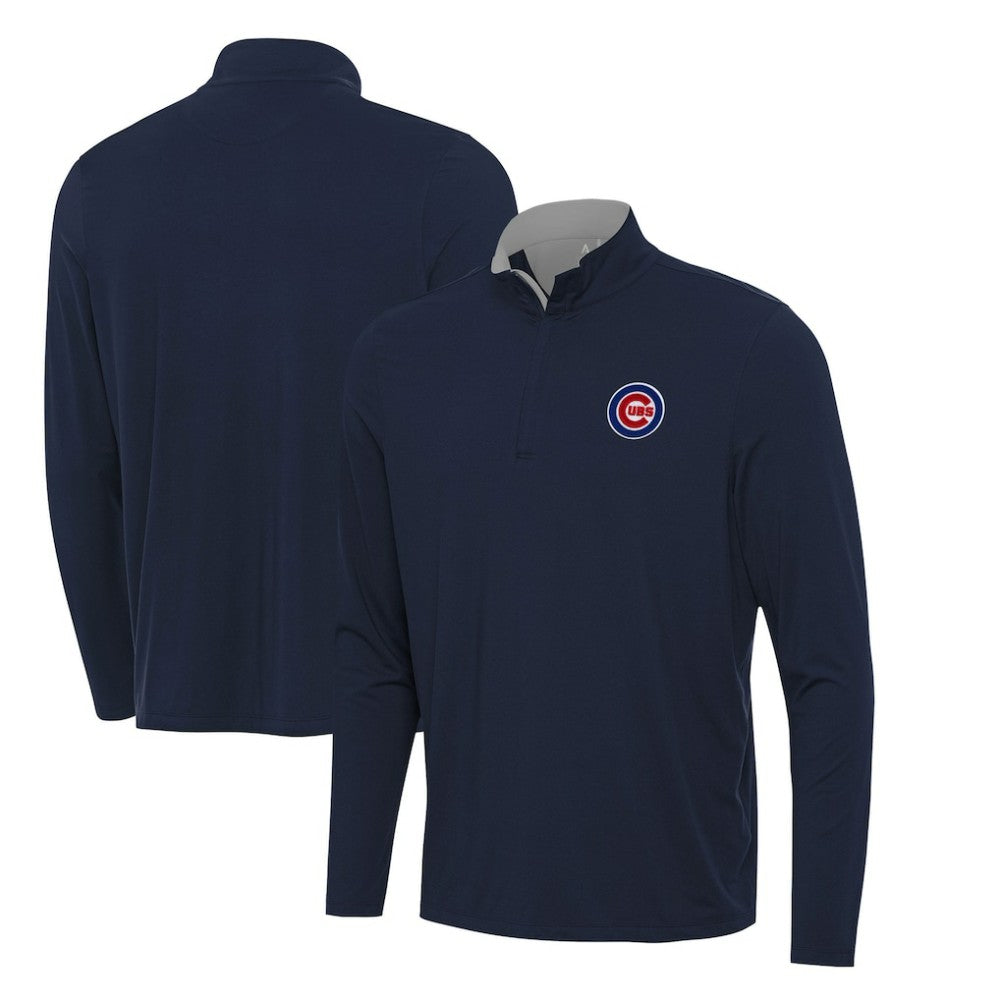 Chicago Cubs Antigua Content Quarter-Zip Top - Navy Tops
