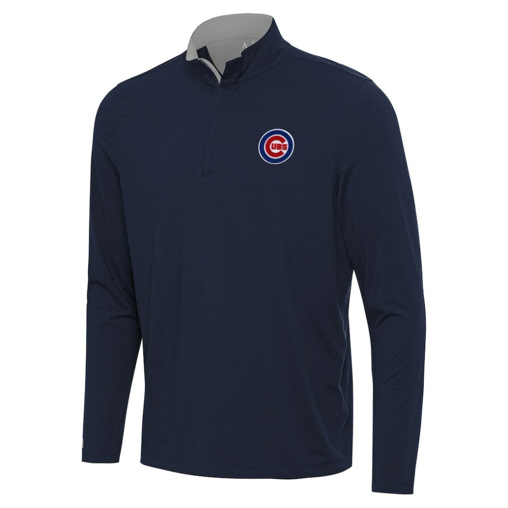 Chicago Cubs Antigua Content Quarter-Zip Top - Navy Tops