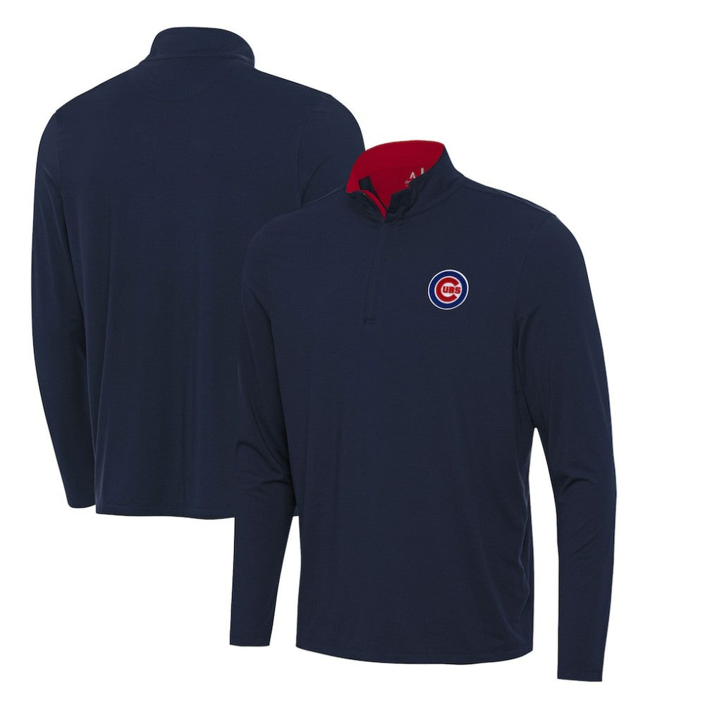 Chicago Cubs Antigua Content Quarter-Zip Top - Navy Tops