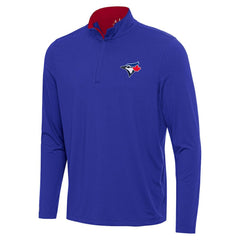 Toronto Blue Jays Antigua Content Quarter-Zip Top - Royal Tops