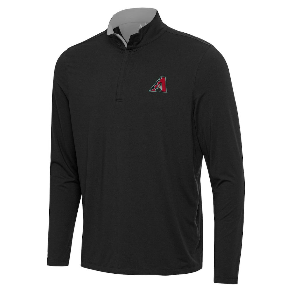 Arizona Diamondbacks Antigua Content Quarter-Zip Top - Black Tops