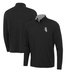 Chicago White Sox Antigua Content Quarter-Zip Top - Black Tops