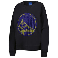 Golden State Warriors Terez Women's Gemstone Logo Pullover Sweatshirt Black outlet
