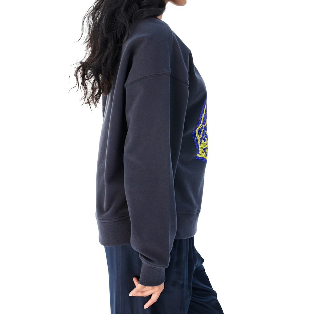 Golden State Warriors Terez Women's Gemstone Logo Pullover Sweatshirt Black outlet