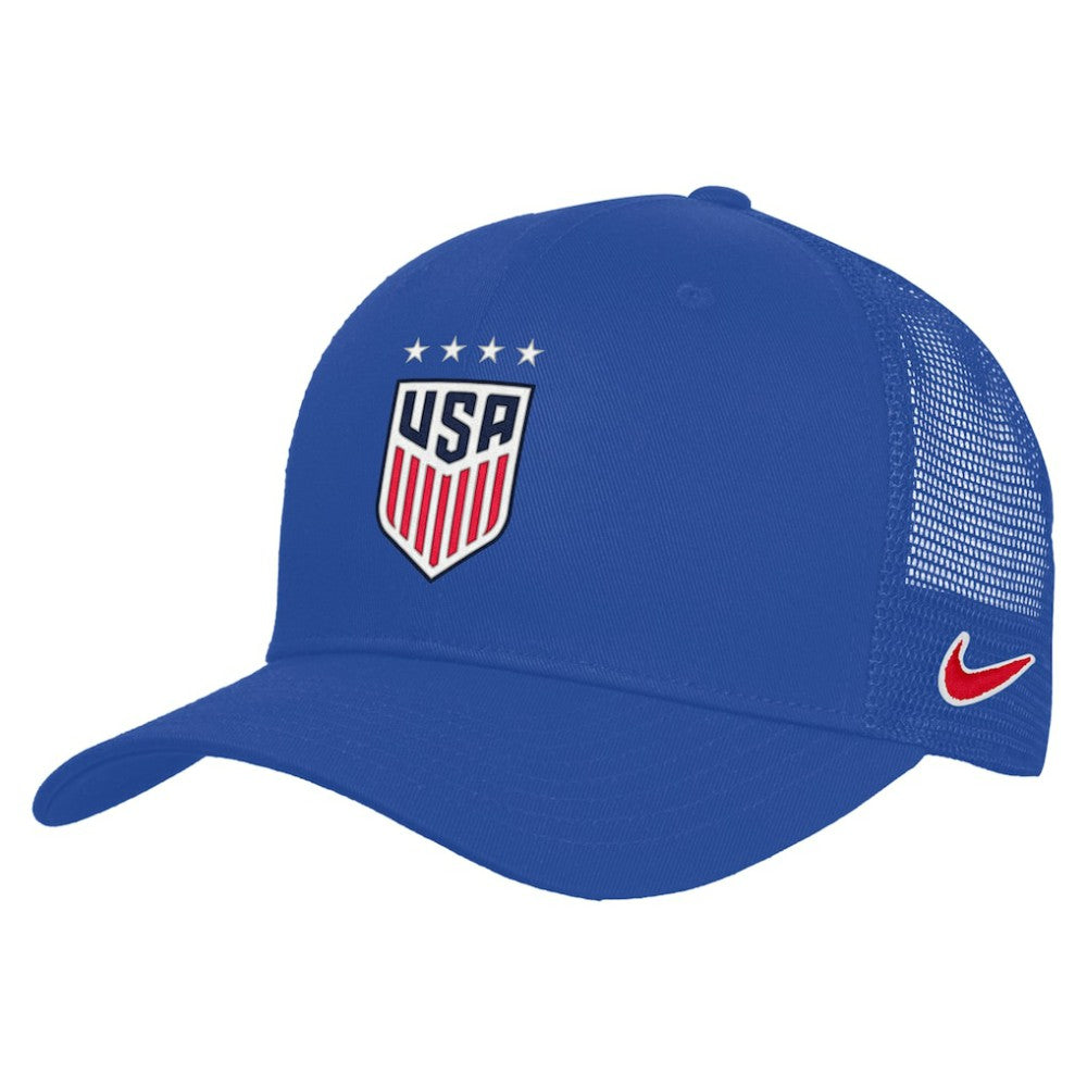 USWNT Unisex Rise Adjustable Trucker Hat Blue - Nike discount