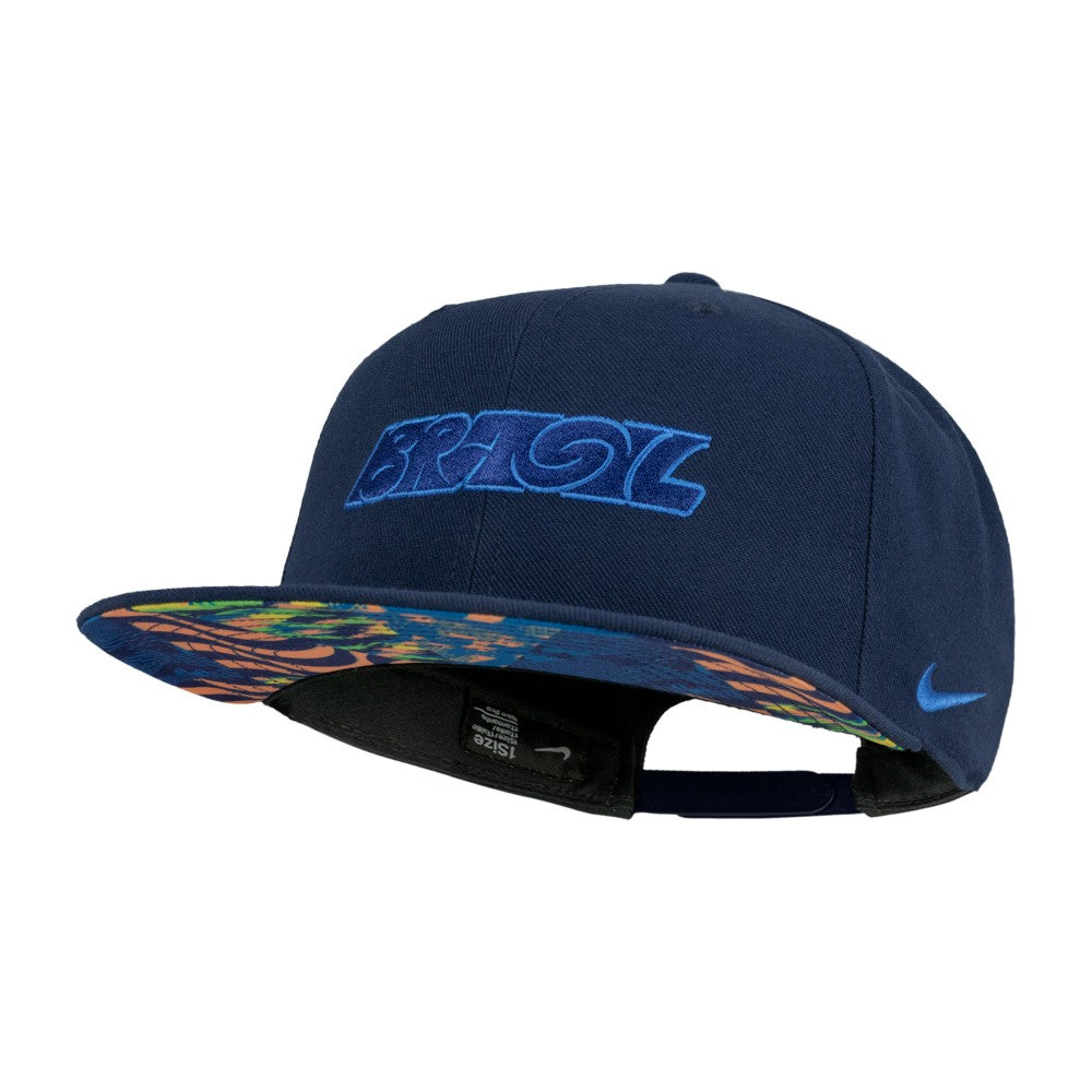 Brazil National Team Unisex Pro Snapback Hat Navy - Nike sale