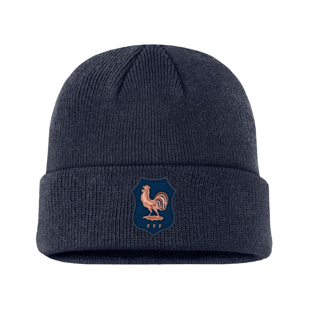 France National Team Unisex Terra Cuffed Knit Hat Navy - Nike outlet