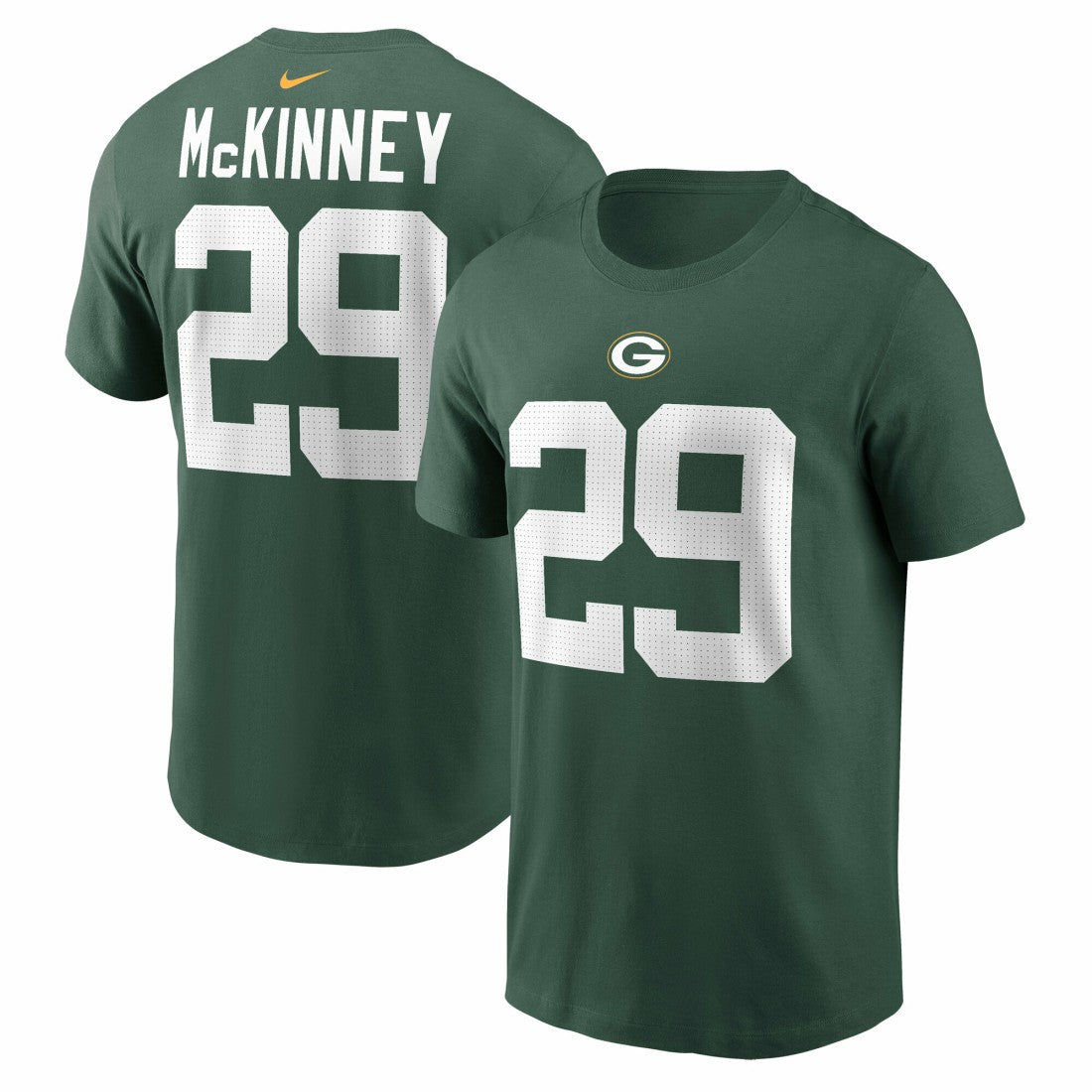 Xavier McKinney Green Bay Packers Name & Number T-Shirt - Green T-shirts