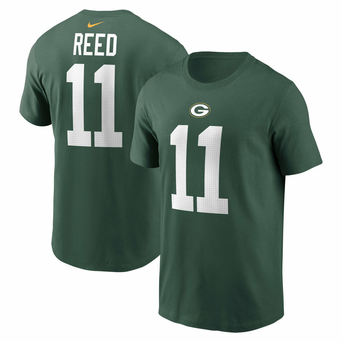 Jayden Reed Green Bay Packers Name & Number T-Shirt - Green T-shirts