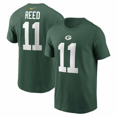 Jayden Reed Green Bay Packers Name & Number T-Shirt - Green T-shirts