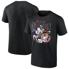 Malik Nabers New York Giants Notorious Player Graphic T-Shirt - Black T-shirts