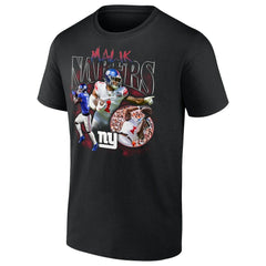 Malik Nabers New York Giants Notorious Player Graphic T-Shirt - Black T-shirts