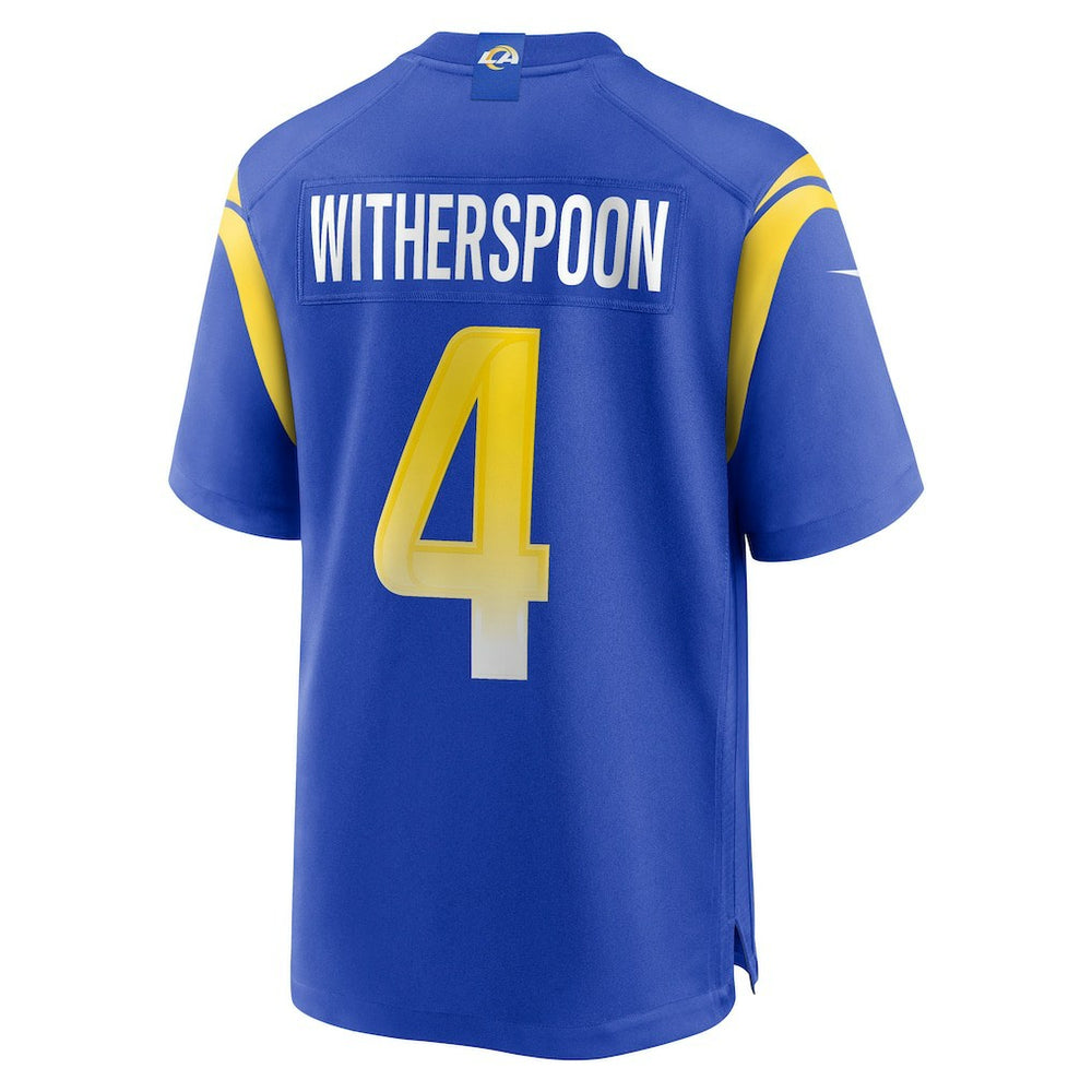 Ahkello Witherspoon Los Angeles Rams Team Game Jersey - Royal Jerseys