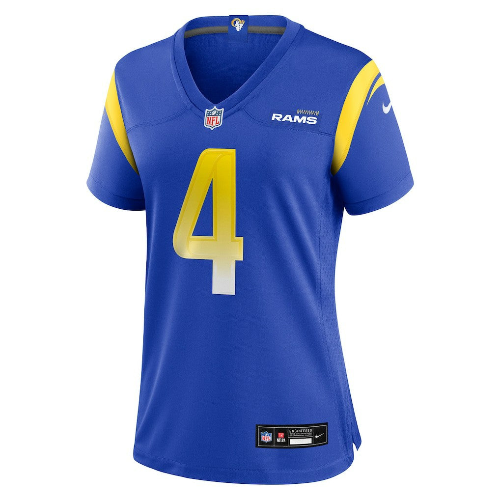 Ahkello Witherspoon Los Angeles Rams Women's Team Game Jersey - Royal Jerseys