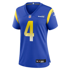 Ahkello Witherspoon Los Angeles Rams Women's Team Game Jersey - Royal Jerseys