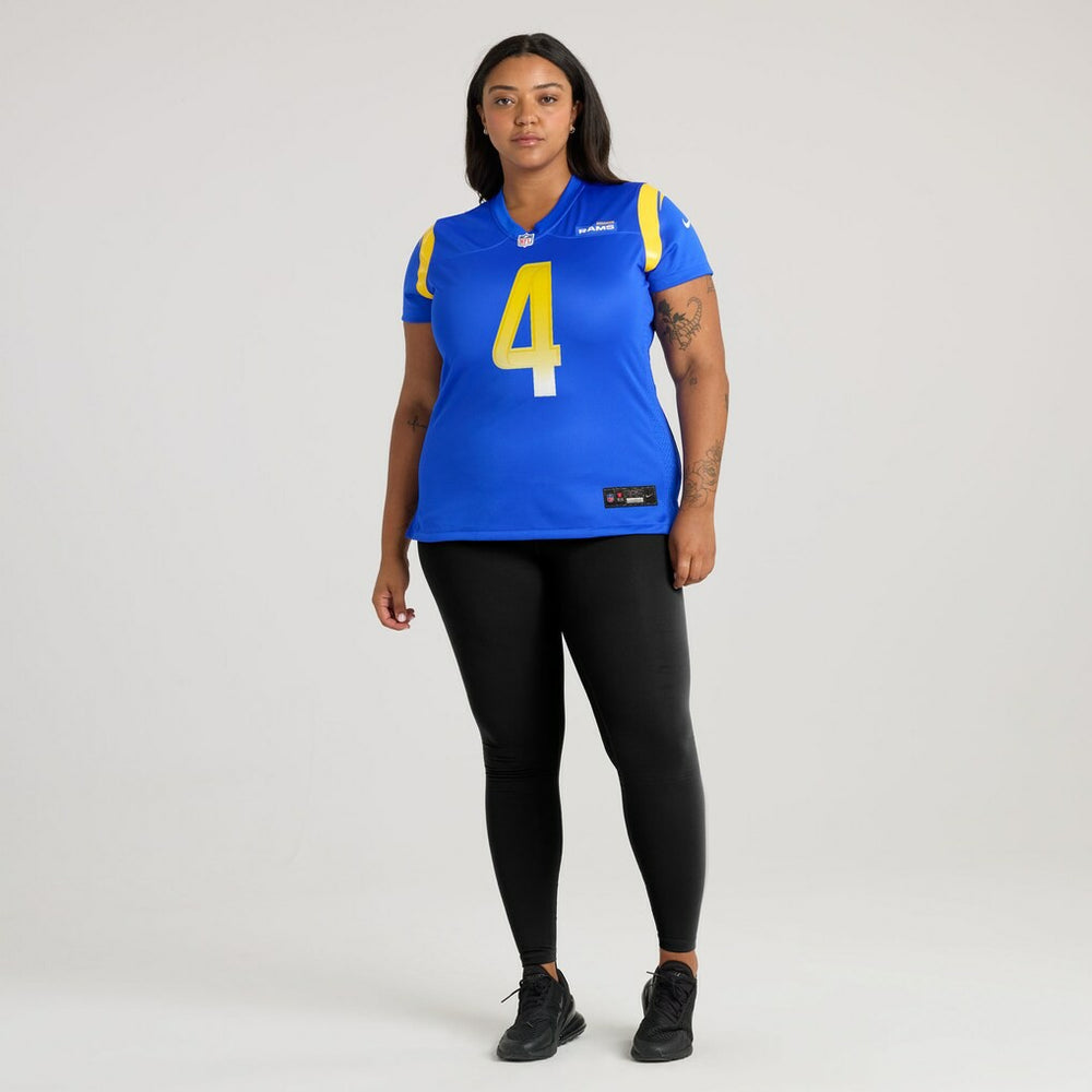 Ahkello Witherspoon Los Angeles Rams Women's Team Game Jersey - Royal Jerseys