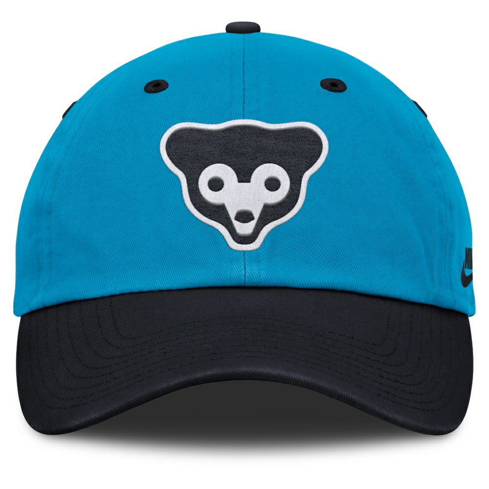 Chicago Cubs Nike Neon 90s Club Adjustable Hat - Blue/Navy Hats