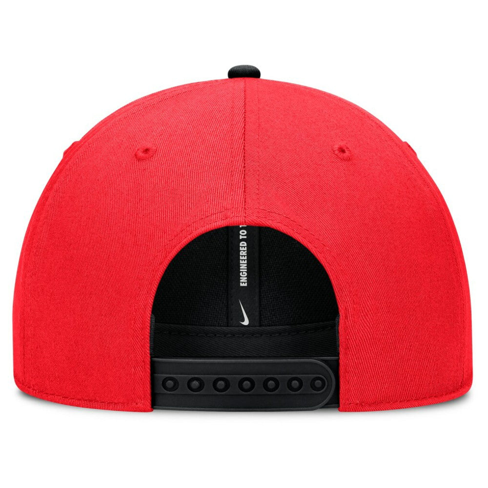 San Francisco Giants Nike Neon 90s Rise Adjustable Hat - Crimson/Black Hats