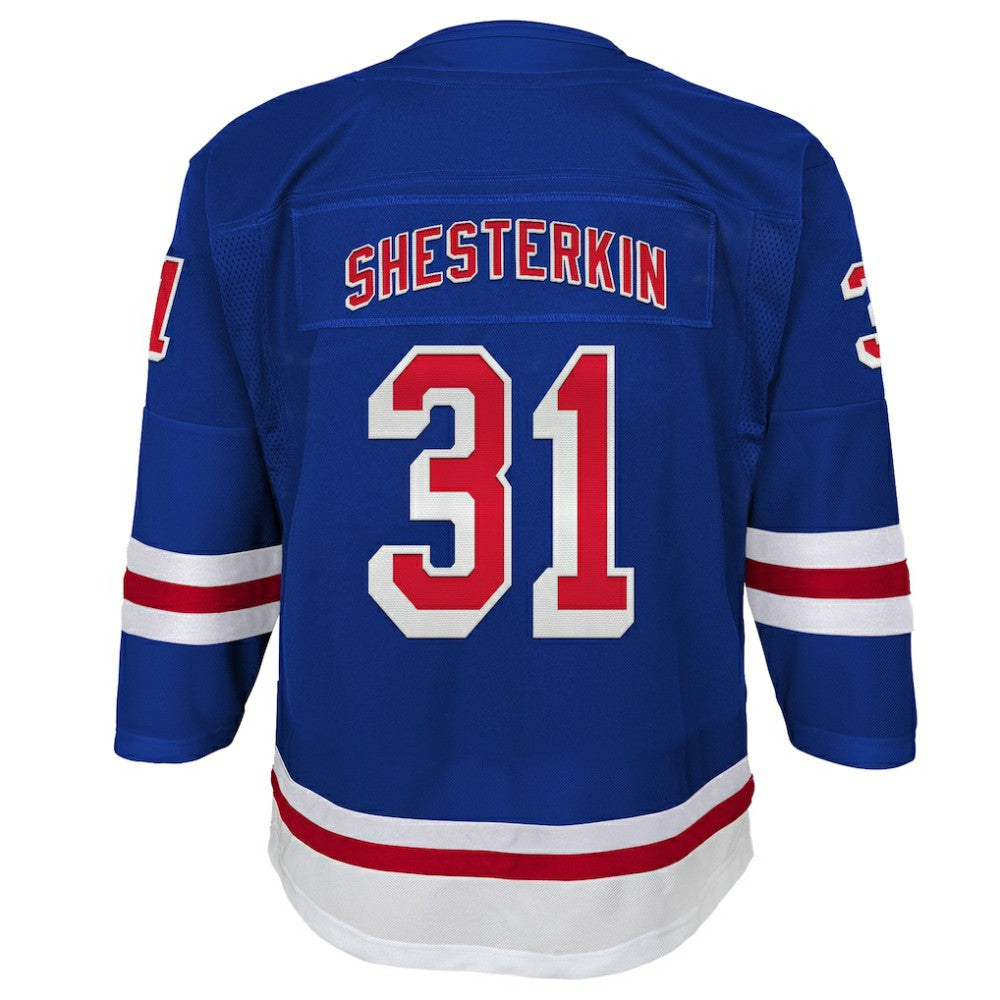 Igor Shesterkin New York Rangers Youth Home Premier Player Jersey - Blue | US 202439433
