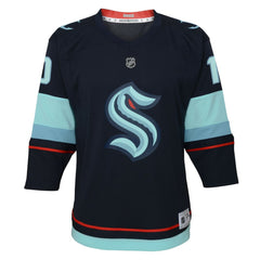 Matty Beniers Seattle Kraken Youth Alternate Replica Player Jersey - Navy | US 202439434