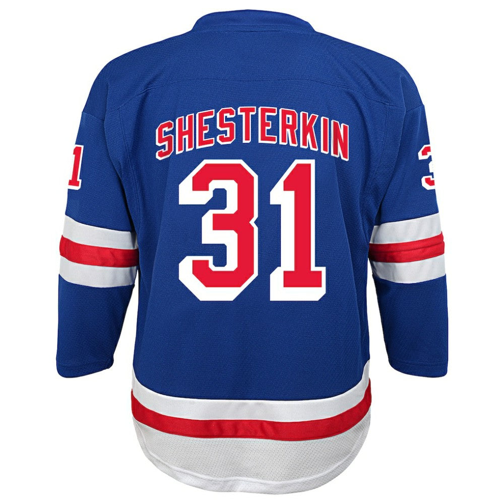 Igor Shesterkin New York Rangers Youth Home Replica Player Jersey - Blue | US 202439442