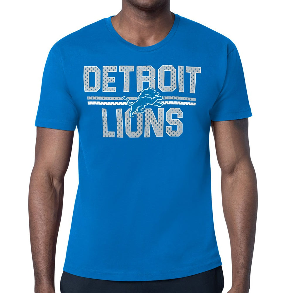 Detroit Lions Starter Retro Team Logo T-Shirt  - Blue T-shirts