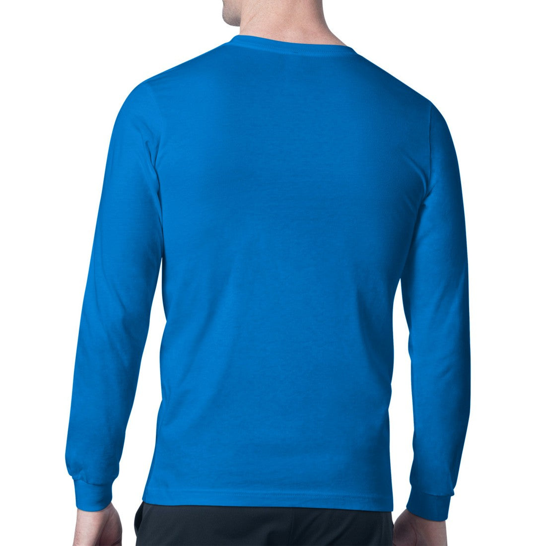 Detroit Lions Starter Four Team Name Retro Logo Long Sleeve T-Shirt - Blue T-shirts