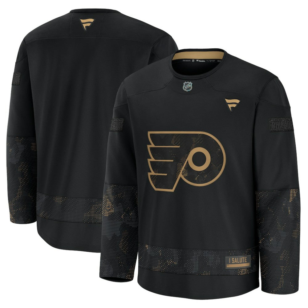 Philadelphia Flyers Fanatics 2024 Military Appreciation Practice Jersey - Black | US 202439741