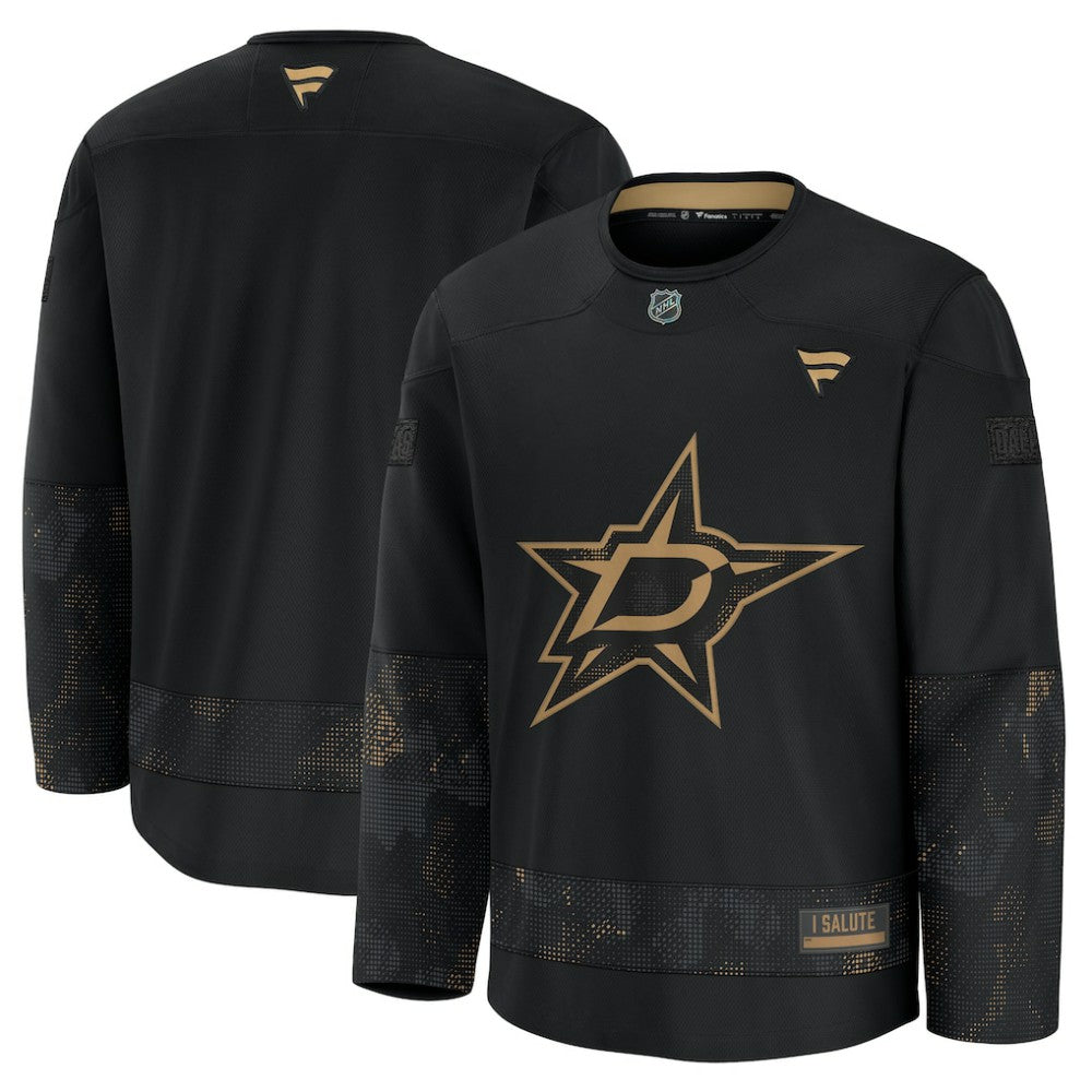 Dallas Stars Fanatics 2024 Military Appreciation Practice Jersey - Black | US 202439743