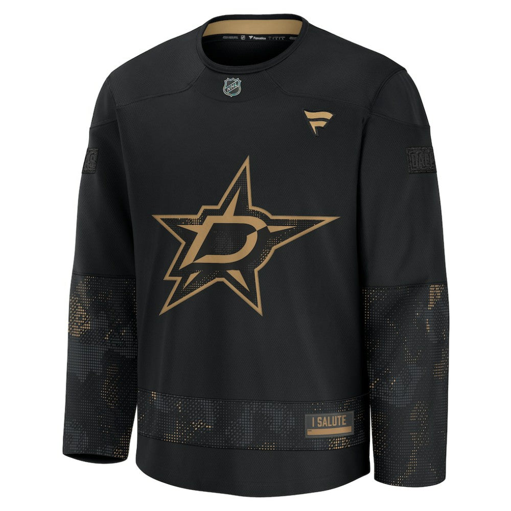 Dallas Stars Fanatics 2024 Military Appreciation Practice Jersey - Black | US 202439743